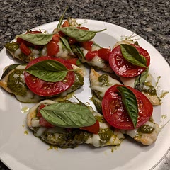 Delicious! Used a creamy pesto from the store. It was very flavorful and will definitely be a go-to when we have fresh basil & tomatoes from the garden.
