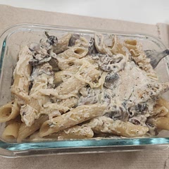 Suuper yummy! Of course added extra everything for umph. Came out verrrrry saucy so added pasta to soak it up! 