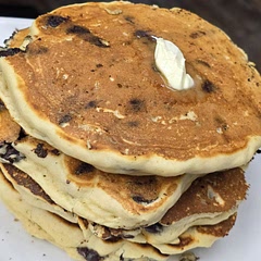 Pancakes have always been my one baking arch enemy but these came out so good. I added chocolate chips and will definitely be making again 