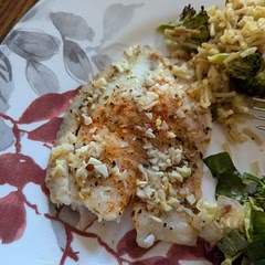 This was good and simple, but four cloves of fresh garlic was too much for us. I'll make it again with less.