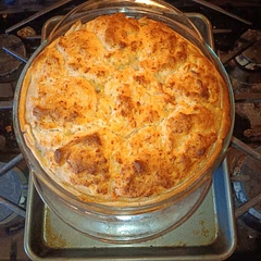It was amazing I changed it up a bit and put herb and cheese drop biscuits on top to replace the pie crust. A new favorite! 