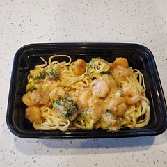 Sooo good. Added broccoli during the sauce cooking step so it could soak up the sauce. Used 2% mill and thickened with the pasta water and a little corn starch. Family loved it. You can add additional seasoning during the sauce step too. 