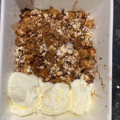 Really nice perfect 18 minute in oven and apple is super soft!