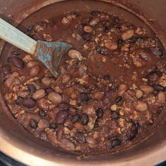 Used chicken mince instead, nice and spicy.