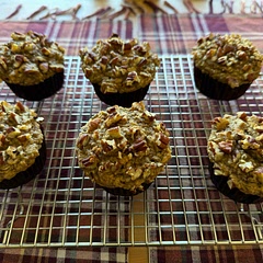 Delicious! I used buttermilk vs yogurt, added more spices(ginger, nutmeg, clove, & allspice and more cinnamon) and added chopped pecans on top. Will make again!