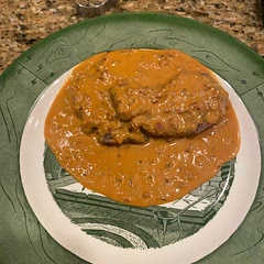 Tastes great and is a very good way to eat some venison steaks.