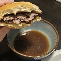 Not that great... Felt like this called for the wrong type of meat. Meat was not super flavorful and tasted dry. Dunking the bread in the juice is always good but felt like this was the wrong type of meat for this type of meal. 
