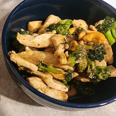 I used substitutes as my store did not have black bean sauce or Chinese cooking wine. My replacements were hoisin and sherry. 
