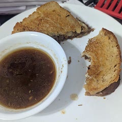 Used homemade sourdough and made sandwiches with a 3 cheese mix. AMAZING!!! 