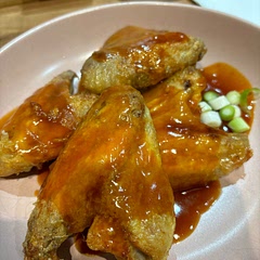 The sauce was a little too tangy. Maybe I used the wrong type of white vinegar??