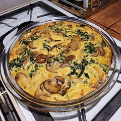Added a bit of chili powder to the eggs, subbed kale instead of spinach and doubled the mustard as per another review