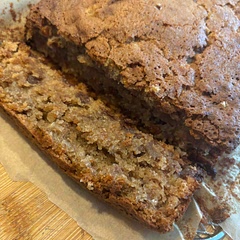 Baked for 30 mins uncovered then 40mins covered. Seemed to take longer than recipe states. Added choc chips lovely