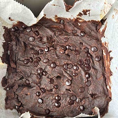 Taste good but the texture was extremely flat and not like a brownie