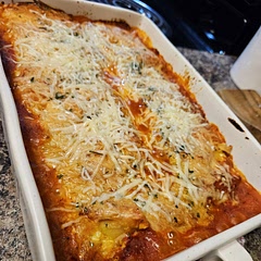 I don't know if I'll make regular lasagna again! I wasn't sure if my son would like it because of the cottage cheese, but he did like it! Will definitely make this again. 