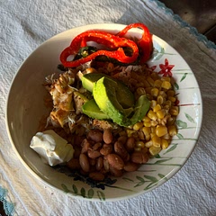 The combination of everything is amazing! Super easy to make, added paprika for some flavor.