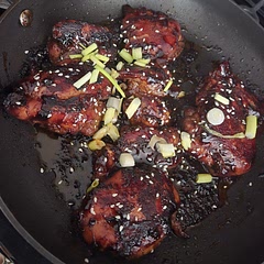 Easy to make and delicious to eat! The marinade was so easy to make I was able to do it in the am before work in less than 5 minutes! Will definitely make again. For more flavor be sure to pour in the marinade as well when cooking.