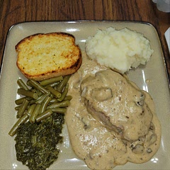 Fantastic recipe that reminded me of my mom.  Total cook time was 1.5 hours, including the vegetables, potatoes, and garlic toast. 