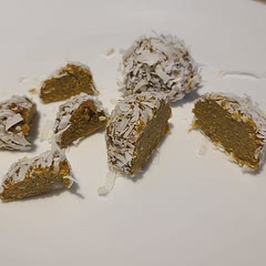 Overall pretty good (for a healthy snack)
The only thing I would suggest is make sure your spices aren't too old. I think my ginger and nutmeg has been in my spice cabinet too long and gave it a dusty flavor. I might even try fresh ginger next time.