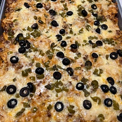 Saw this video and thought it was worth trying. Absolutely was!!!  A little sour cream on top (will probably try avocado in the future like he did in the video). Super easy, fast and delicious!