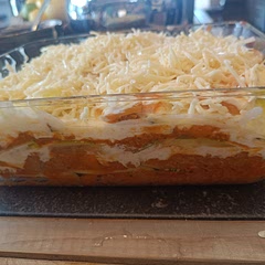 I made this vegetarian and we loved it! Didn't have ricotta so used 0% skyr and extra salt, which was perfect!