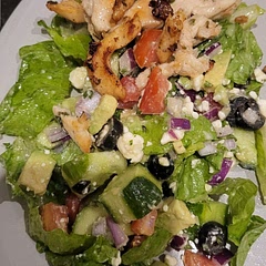 Added feta. Would add a carb next time. Picky kids loved it! 15/10