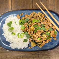 Quick, easy, and tasty. It wasn't as spicy as I thought it might be. Next time, I'll adjust it so it has a bit more of a kick.