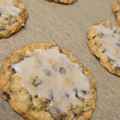 Absolutely love this recipe, probably my personal favorite cookie recipe of all time. I added a simple glaze and I'm in love.