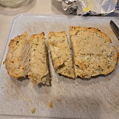 Halved the recipe. You could halve the amount of butter - it really didn't need that much. Also, next time I will use salted butter and omit the salt from the mix. It wasn't quite salty enough. Otherwise, pretty good. 