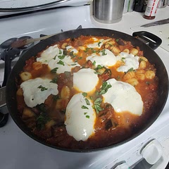 Super good! I wanted extra protein so I browned some ground beef before throwing the eggplant and all the other stuff in the pan. Kids and husband approved!