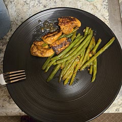 If you can't handle spicy I'd suggest skipping or lessening the amount of hot sauce added. Took awhile for the sauce to thicken up so maybe not use as much chicken stock as it calls for. Super delicious though and I LOVED how the chicken turned out!