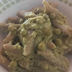 Frullato i piselli per renderla più cremosa, approvata!