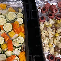 Very quick and easy to make, fantastic with in season veggies