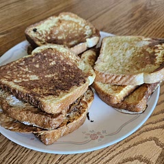 Double the bread, and I thought it needed a little more cinnamon, but that's just me. It was really yummy!