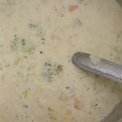 DELICIOUS!! Did not expect it to be so good with all the veggies. Thick and creamy and was an extreme crowd pleaser