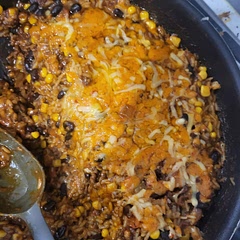 I used chilli infused olive oil for a kick, and it was amazing. I also used Mexican cheese mix 