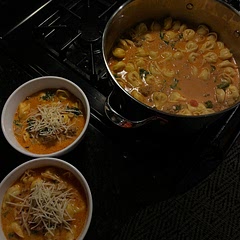 Used hot sausage instead of mild