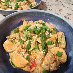 I used sweet potato gnocchi