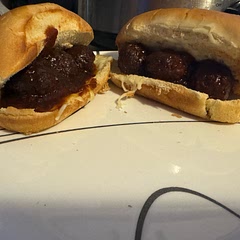 Used an apple bbq sauce