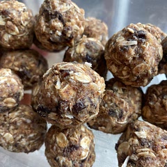 I added dried chopped cherries and coconut flakes.