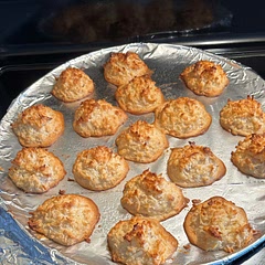 The parchment paper the recipe calls for would most likely make getting them off the tray easier and I need to tinker a little with the size and chocolate to dip them in but the end result was still delicious and easy to make.