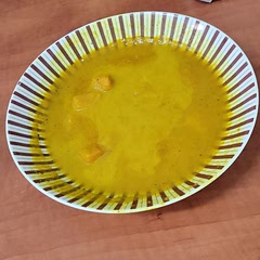 It's a good recipe, but I would've changed the insane amount of cayenne: I put ½ tsp instead of 1 and it was still too hot. Also, I added the pumpkin diced in step 1, and the milk after the blending. Would make it again.