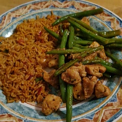 I made this the other week, I paired it with pepper rice and it worked really well. I will be making this for dinner a lot more often.