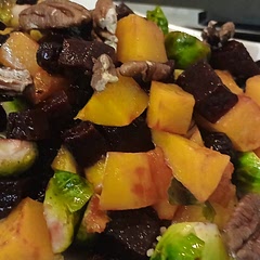 Made the beets in the oven along with everything else. A bit bland but I can see it work well with other dishes at Christmas.