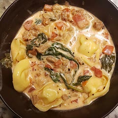 Was delicious! I saw a few comments saying it was too liquidy so I only added 3 cups of broth, added an onion, garlic, basil, Italian seasoning, and extra spinach. Will definitely make again. 