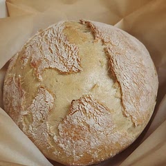 My first homemade bread! It was easy to make and so delicious! Stored it the fridge for a day and a half before baking! This is going to be my go-to recipe!
