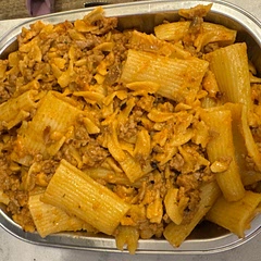 Used chickpea pasta… would not recommend but added some rigatoni and it’s great