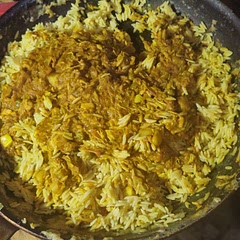 Easy, delicious, and well worth getting the Allspice! I added can of chicken instead. 