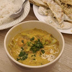 It's a good change from the usual food I am eating. Very deep spice taste. Today is snowing and I think it's a very good dish to eat while watching the snow falling.