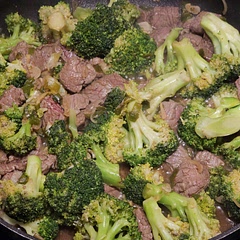 Watery and not particularly savory. I think preparing sauce outside the pan with broccoli would be best.