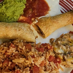 Yummy and so simple.  I had enough mix to do 12 soft taco size.  I may try the fajita size next time.